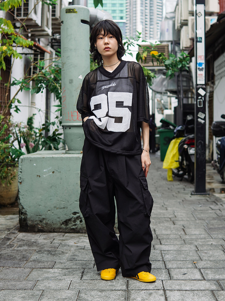 NFL 25 MESH JERSEY (BLACK)